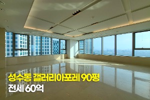 성수동 갤러리아포레 90평
